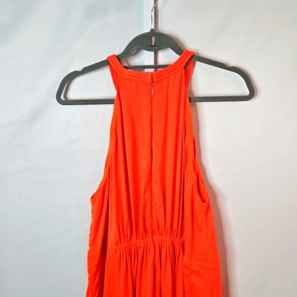 Elie Tahari Orange Maxi Dress Size 16 - Picture 8 of 11